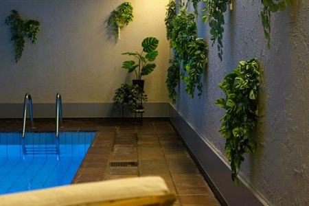 Pool and relax area