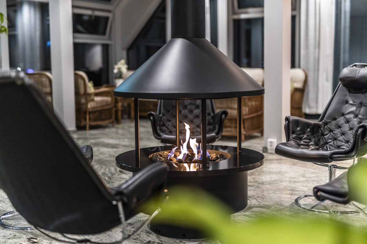 Bar cafeteria och spa. Foto.