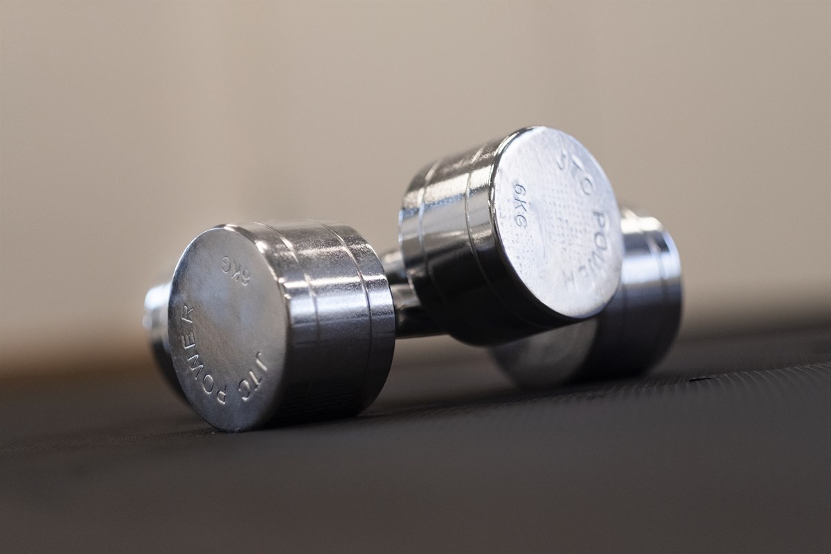 Treningsstudio the studio hotel Kista. Bilde.