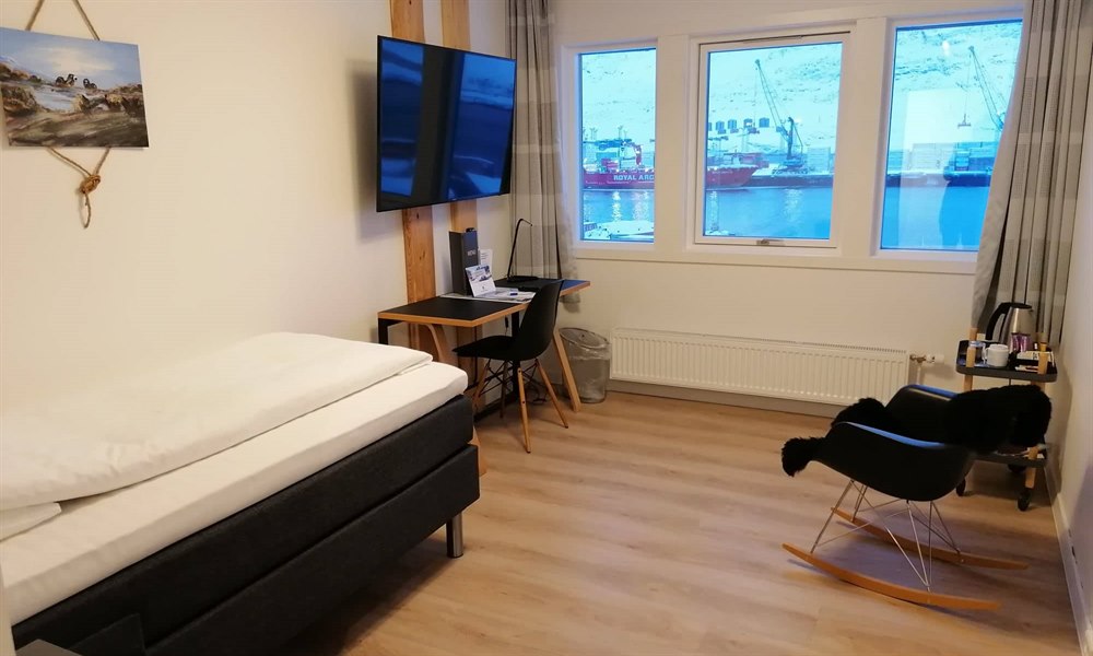Superior Single Room Hotel Søma Nuuk. Photo.