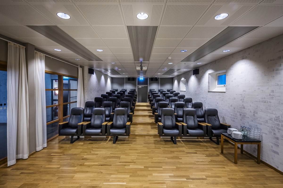 Nice meeting room at Planetstaden. Photo.