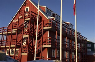 Hotel Søma Ilulissat oversikt. Bilde.