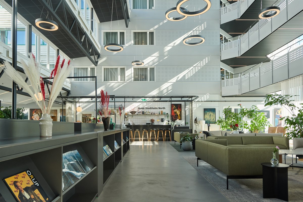 Receptionsområde och lobby